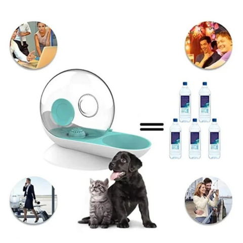 Fuente automática para mascotas - Hidratación continua y diseño moderno