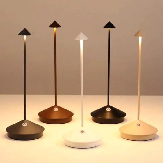 مصباح طاولة LED - لاسلكي وقابل للشحن 