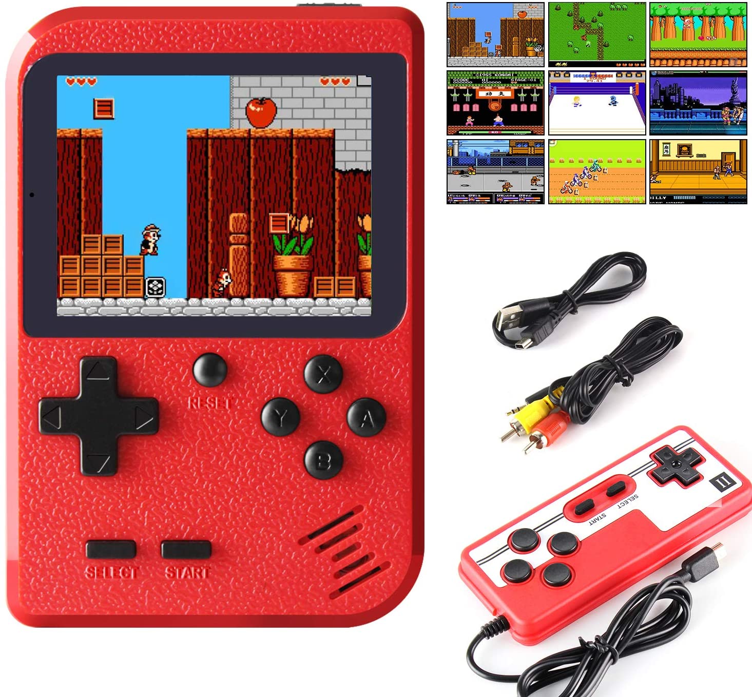 400-En-1 Consolă portabilă de jocuri retro