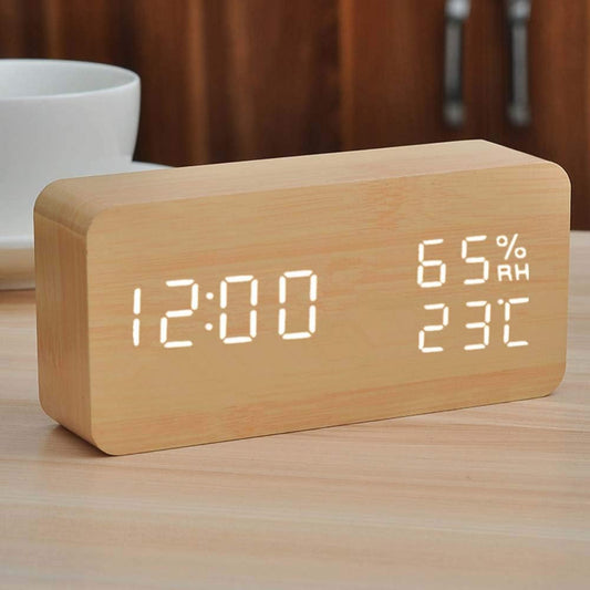 Orologio LED Con Comando Vocale – Design Moderno E Funzionalità Intelligente 