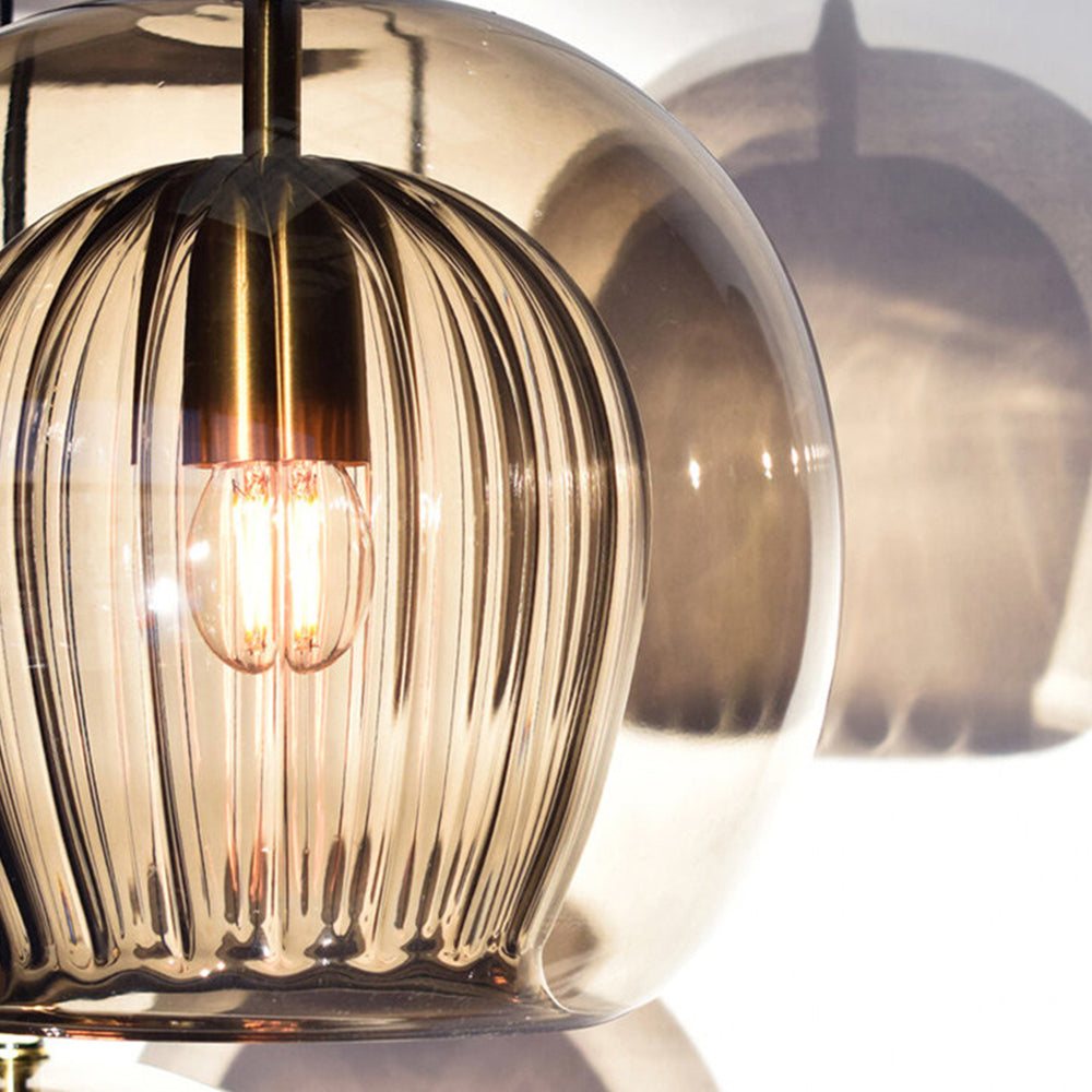 Lampe Suspendue En Verre Élégante Et Chaleureuse – Style Et Raffinement