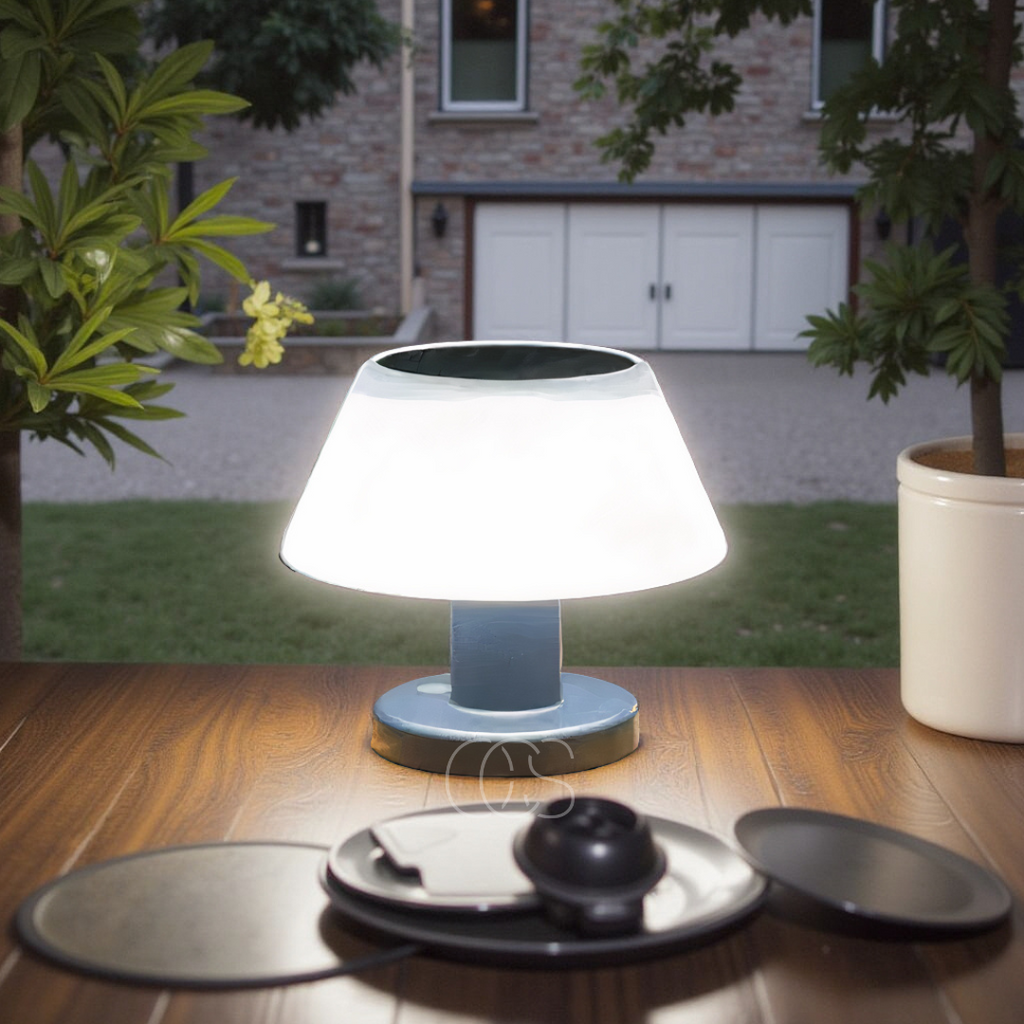 Solárna bezdrôtová stolná lampa – ekologická a praktická 