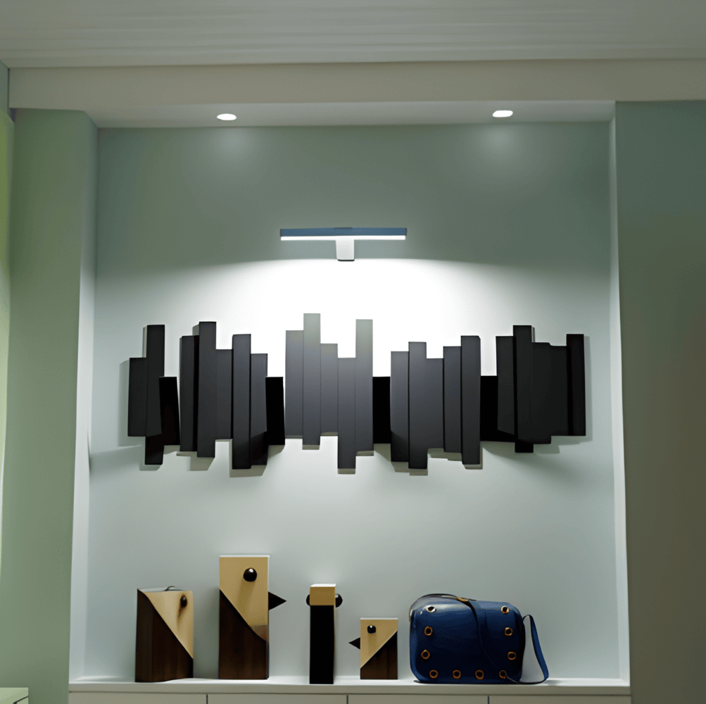 Draadloze USB-oplaadbare LED-wandlamp - volledig draaien en handig opladen