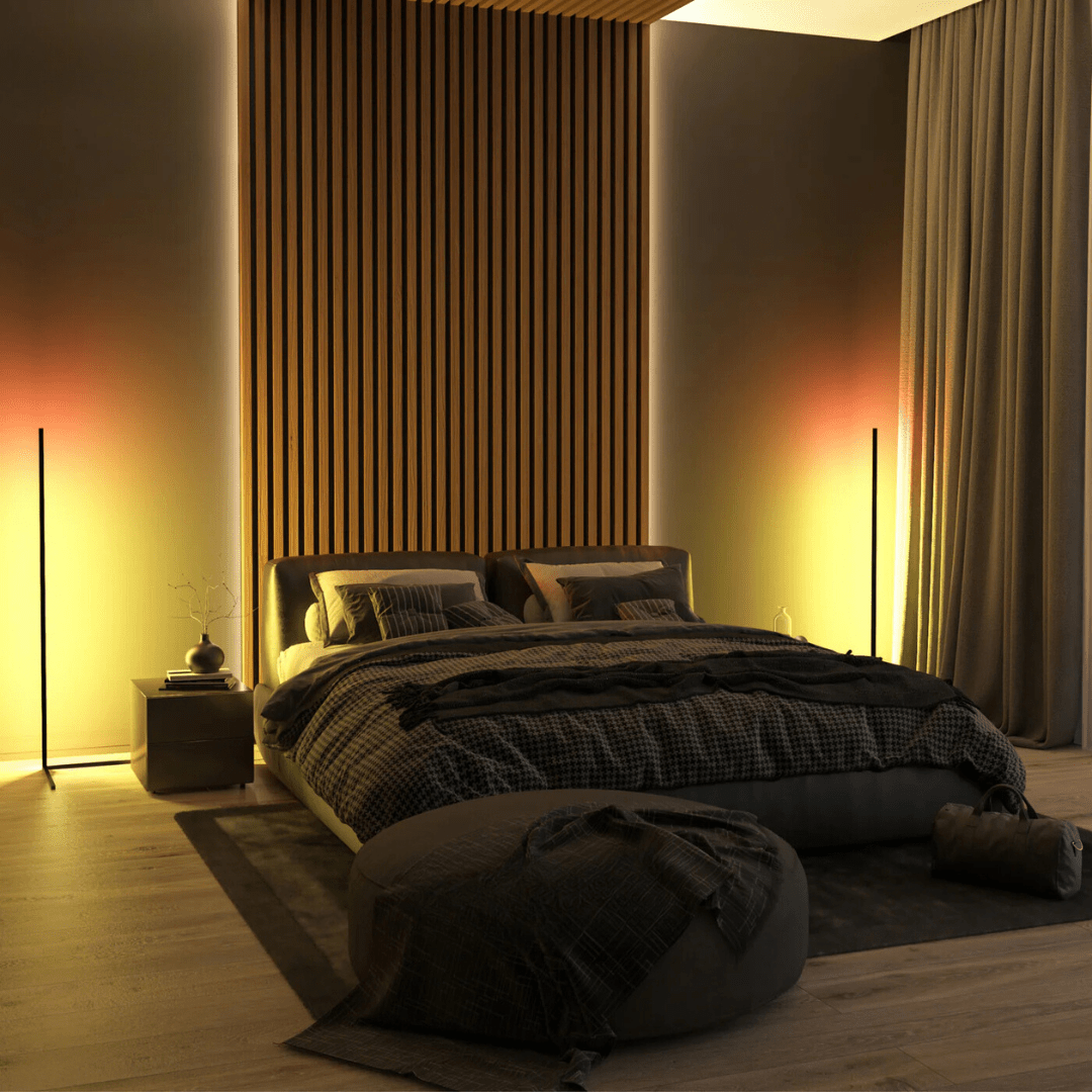 Lampada d'atmosfera ad angolo - Éclat Multicolore & Atmosphère Moderne