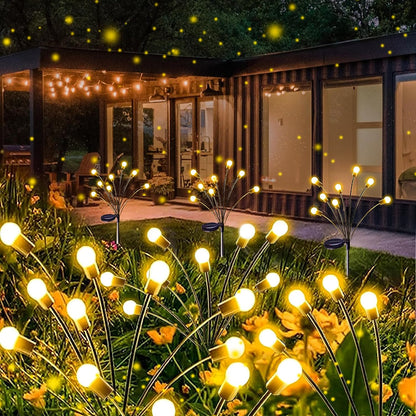 Luzes LED Vaga-lumes À Energia Solar – Ambiente Mágico Para o Seu Jardim 