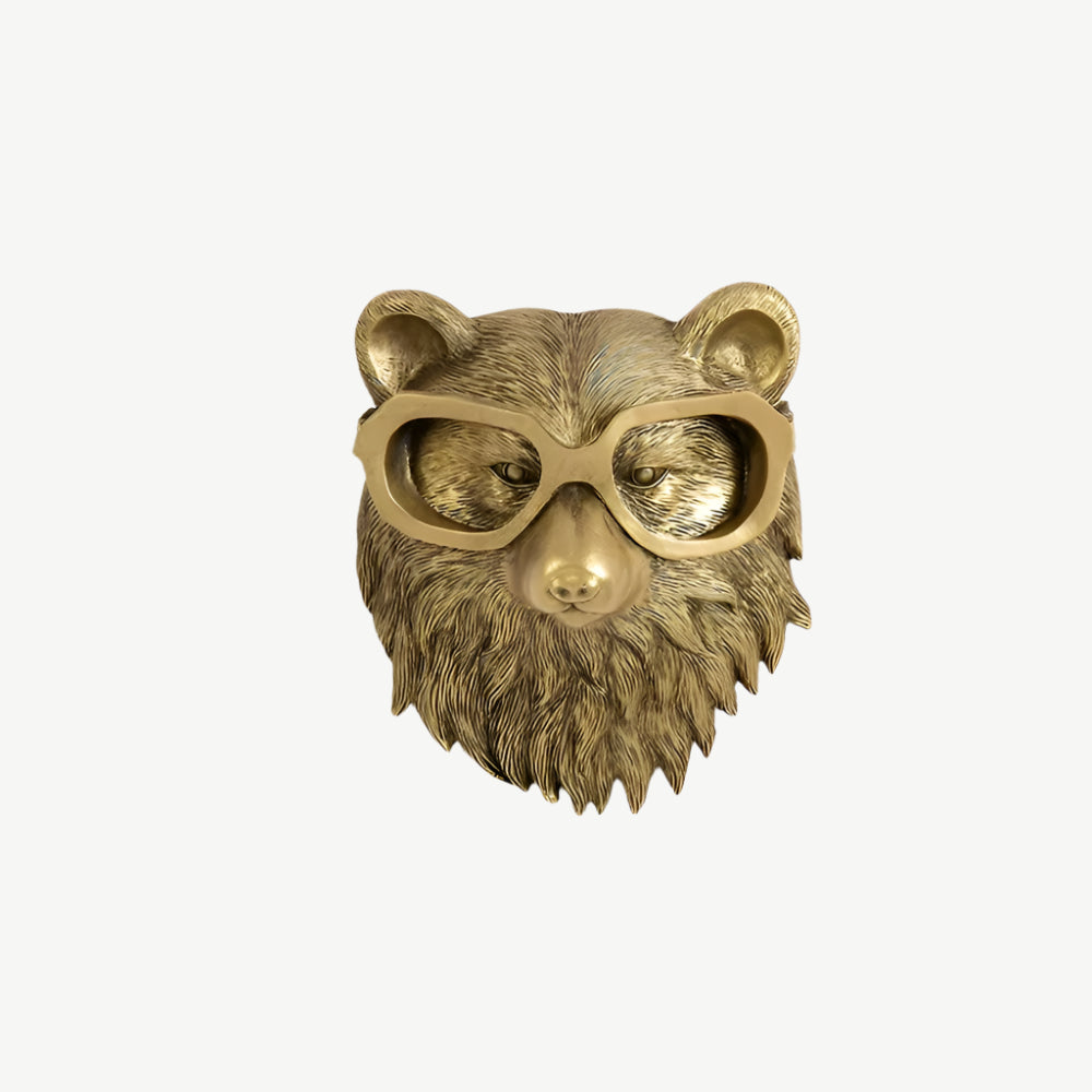 Crochet Mural Décoratif Doré — Élégance Discrète & Finition Brillante