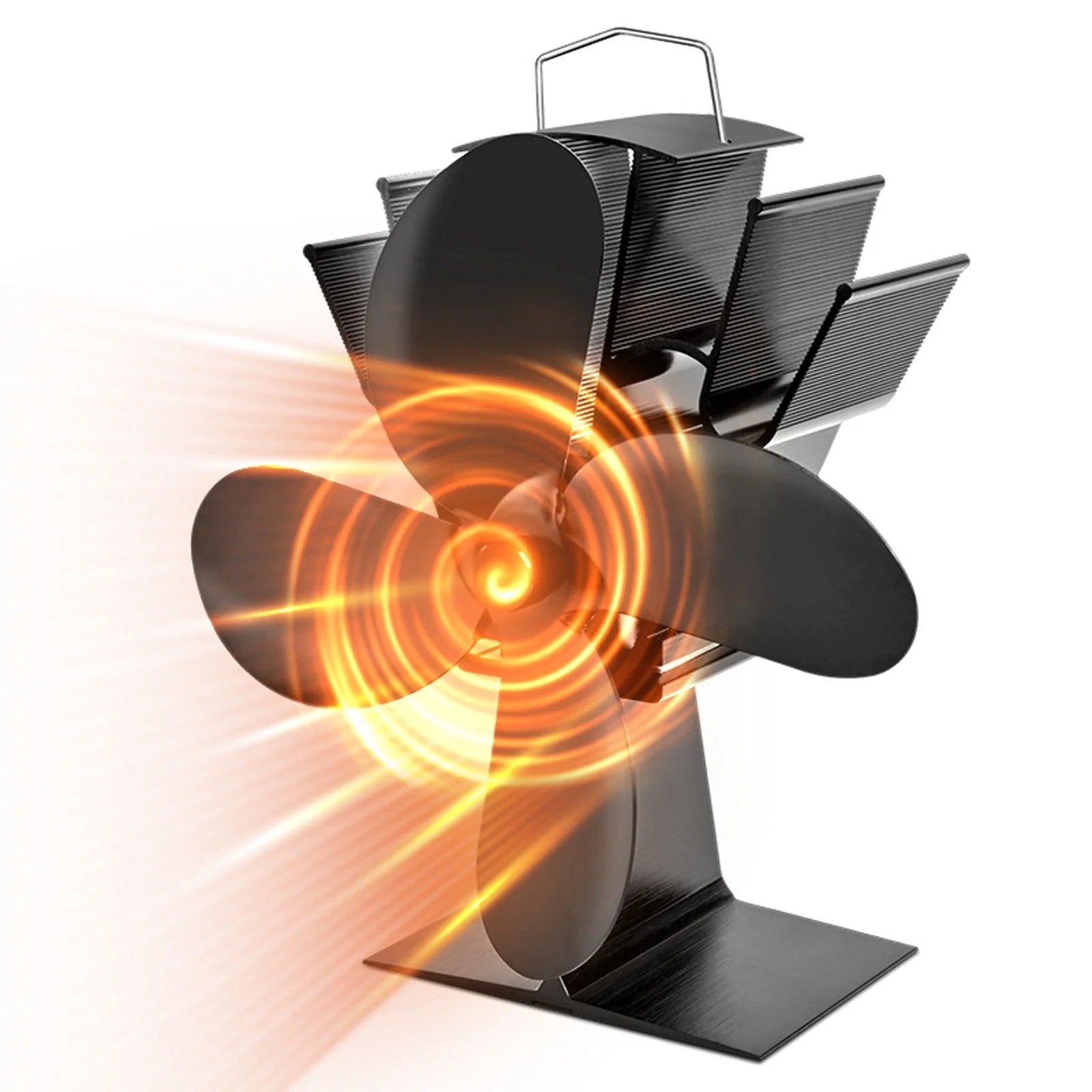 5-Blade Stove Fan — Optimal Heat Distribution 