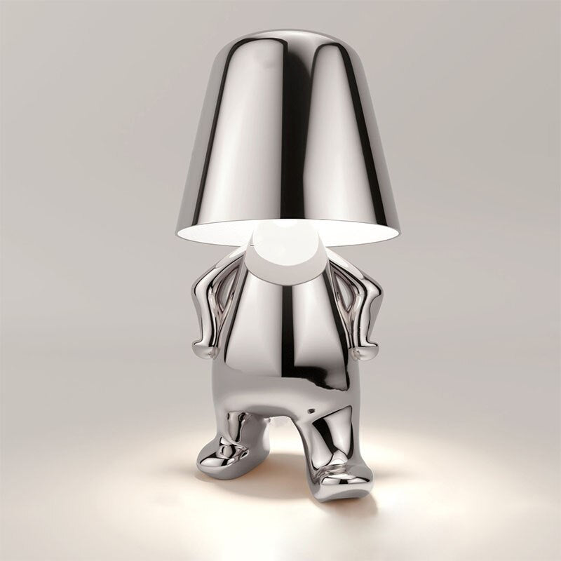 Moderne Bordlampe – Minimalistisk Elegance Og Blødt Lys 