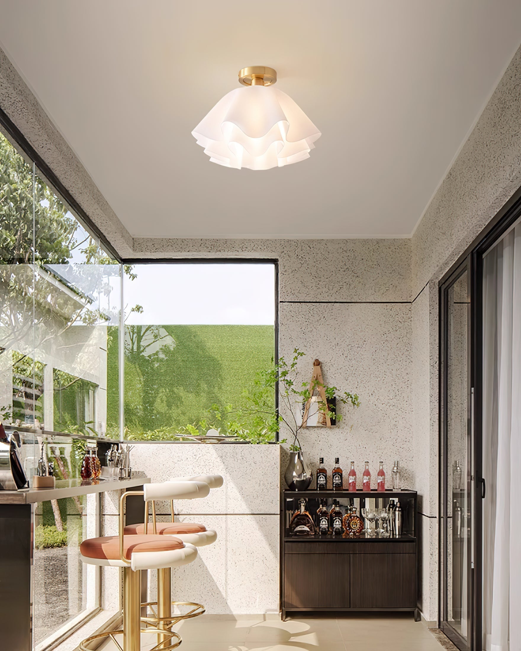 Plafoniera Moderna Elegante – Illuminazione Raffinata e Atmosfera Calda 