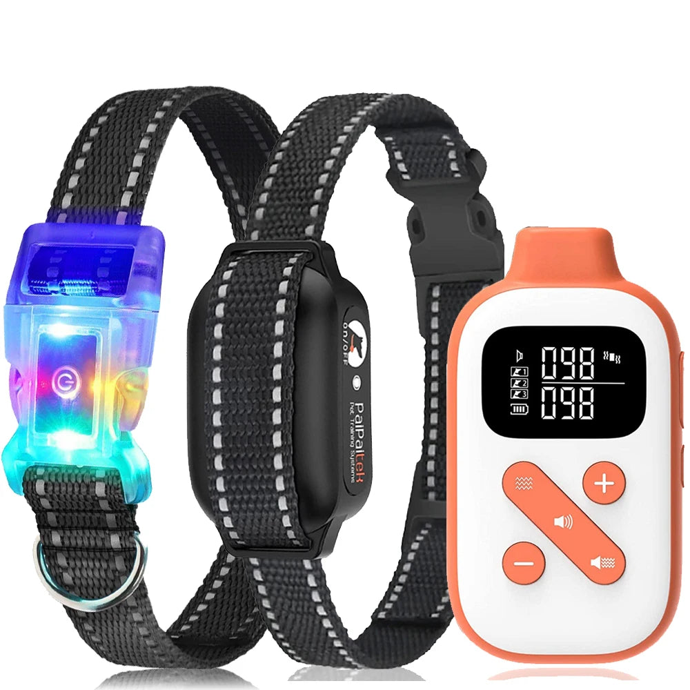 Collar de adiestramiento sin choque – Control remoto hasta 1000 m 