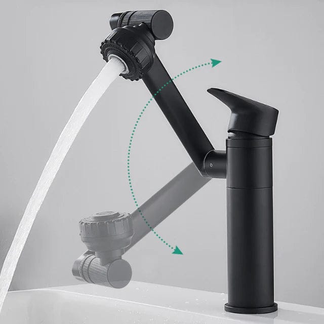 Fleksibel Drejbar Vandhane 360° – Justerbart Stråle Og Spray 