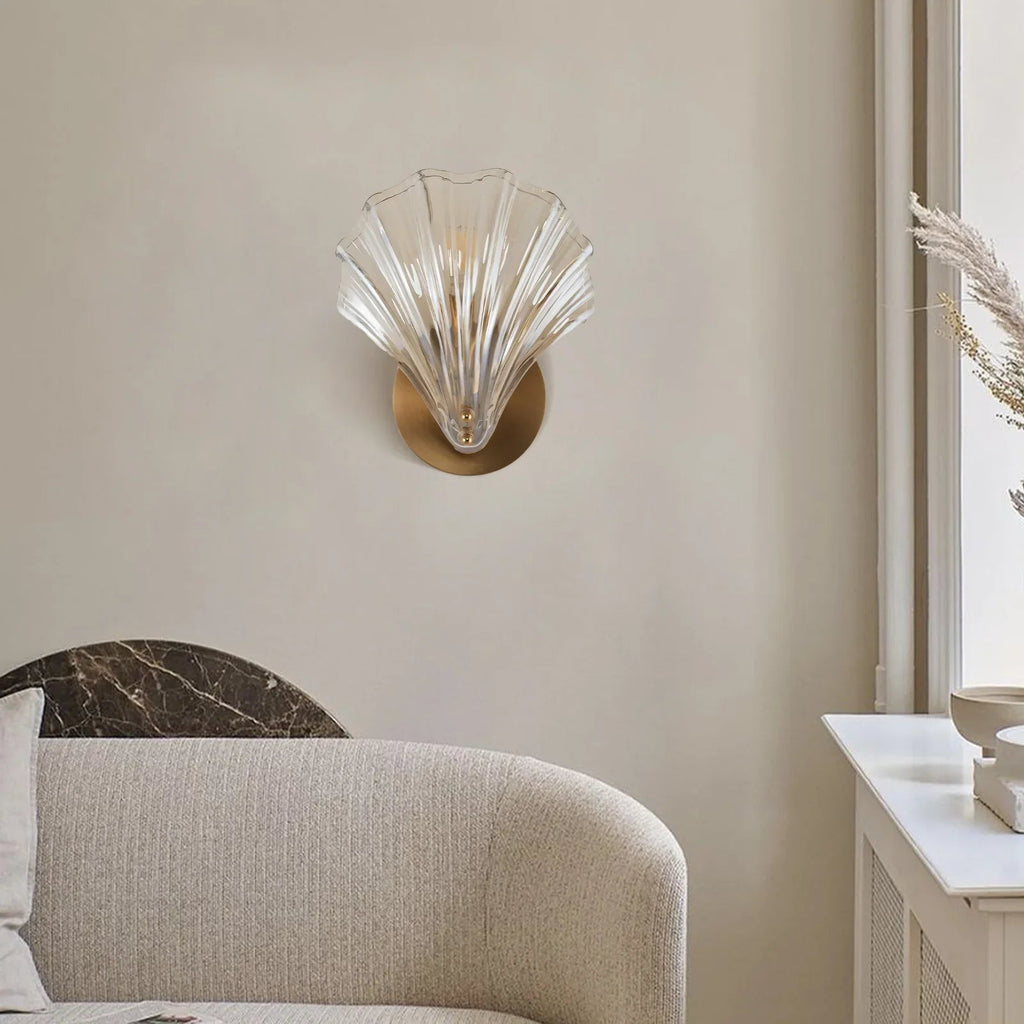 Aplica de perete scoică – iluminat elegant și marin 