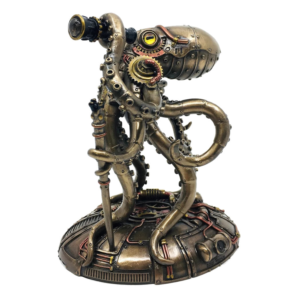 Statua Polpo Decorativa – Design Originale e Atmosfera Industriale 