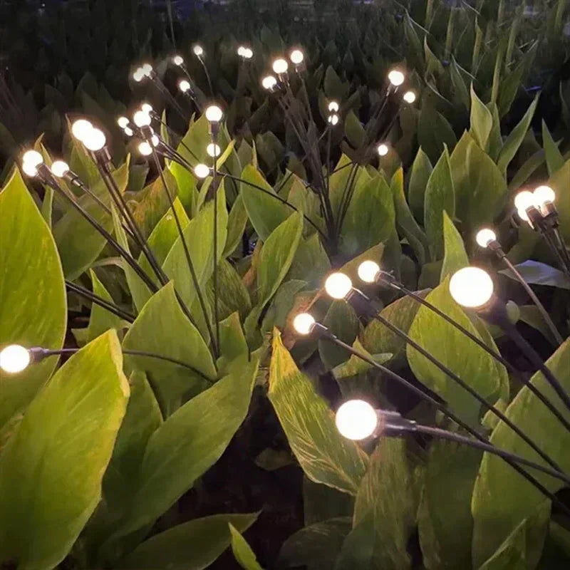 Luzes LED Vaga-lumes À Energia Solar – Ambiente Mágico Para o Seu Jardim 