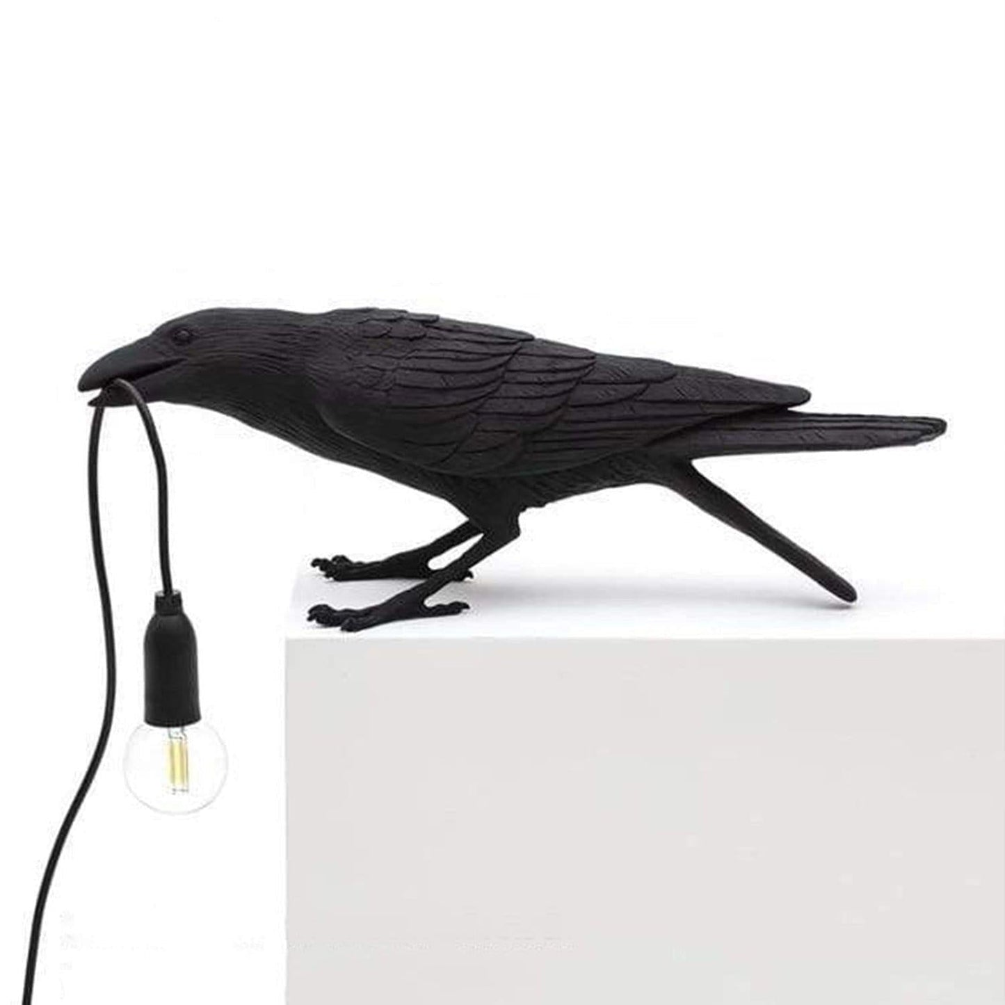 Lâmpada Decorativa — Corvo Para Ambiente Misterioso 