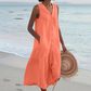 Sandrine | Leichte Sommerkleid – Eleganz und V-Ausschnitt 