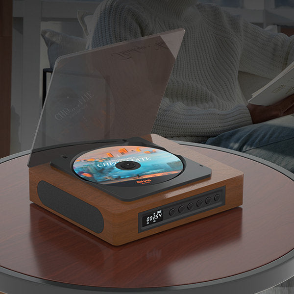 Bluetooth Retro CD-lejátszó C típusú porttal - kiváló csatlakoztathatóság és hangminőség