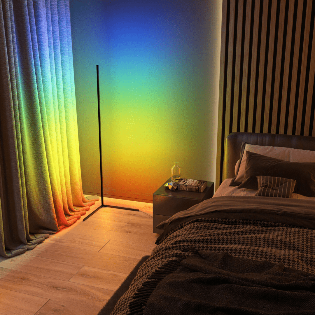 Rohová náladová lampa - Éclat Multicolore & Atmosphère Moderne